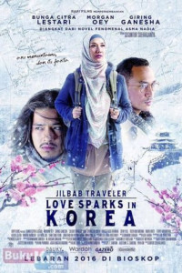 Image of Jilbab traveler love spark in Korea