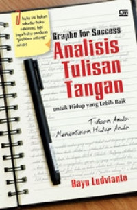 Image of Analisis tulisan tangan : Grapho For Succcess