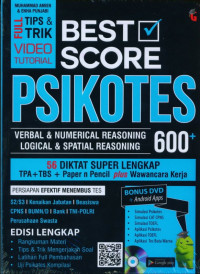 Image of Best score psikotest 600+