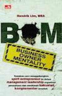 Image of Businnes Owner Mentality (BOM )