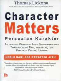 Image of Character Matters : Persoalan Karakter