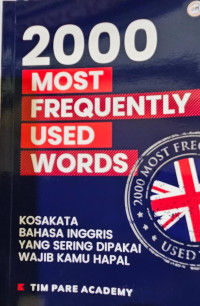 Image of 2000 Most frequenthly used words