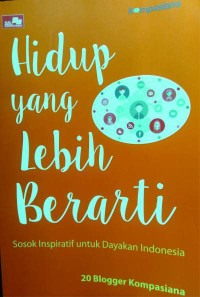 Image of Hidup yang lebih berarti