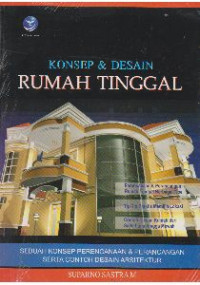 Image of Konsep dan desain rumah tinggal