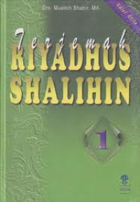 Image of Terjemah Riyadhus sholihin jilid 1