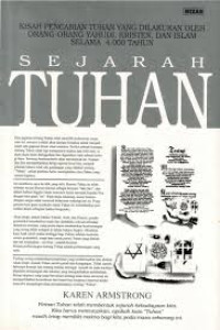 Image of Sejarah Tuhan : kisah pencarian Tuhan yang dilakukan oleh orang yahudi, kristen