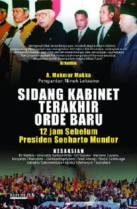 Image of Sidang kabinet terakhir orde baru