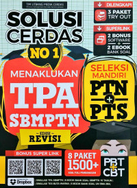 Image of Solusi cerdas no 1 : Menaklukkan TPA  SBMPTN seleksi mandiri PTN dan PTS